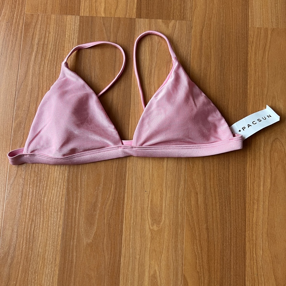 NWT pacsun pink bikini top
